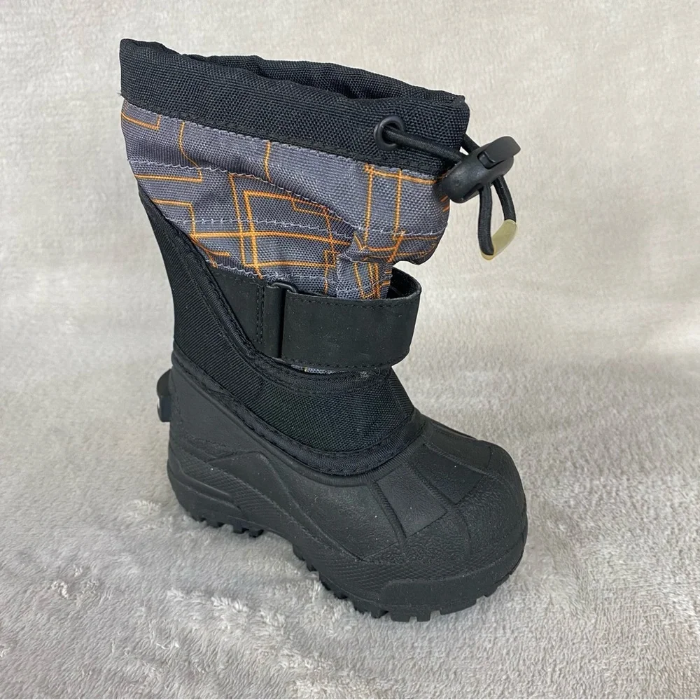 Columbia Powderbug Plus 2 Snow Boot Toddler 6 Black Waterproof Insulated NEW